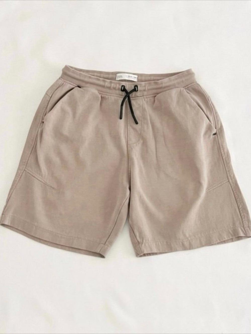 Boys Drawstring Performance Shorts - Beige